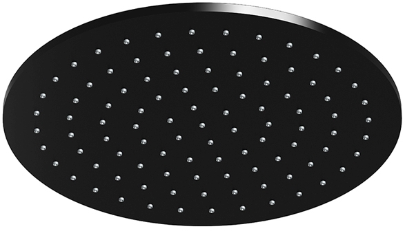 Steinberg 100 douche à effet de pluie 25x25 cm circulaitre noir 1001686S