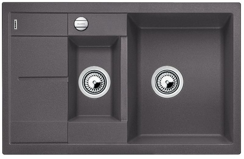 Blanco Metra 6 S Compact évier en granit 78x50 cm gris/graphite/onyx 518876