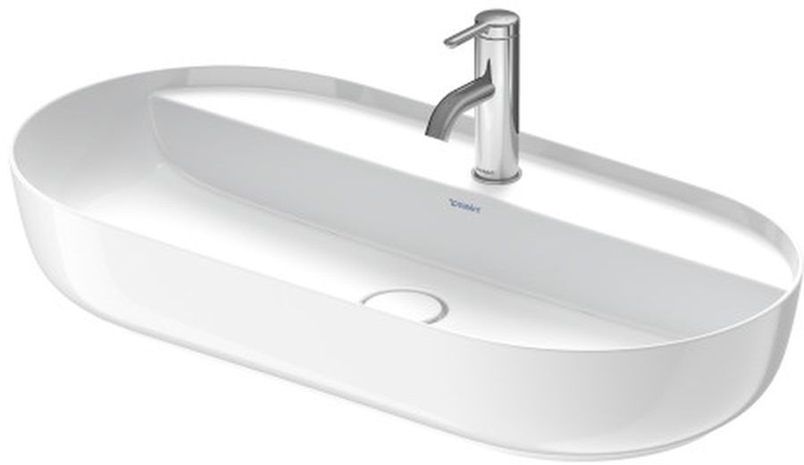Duravit Luv lavabo 80x40 cm ovale à poser mat 0380802600