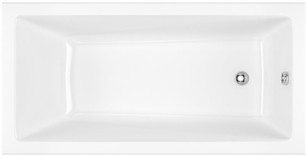 Excellent Wave baignoire rectangulaire 159x79 cm blanc WAEX.WAV160.80WHS