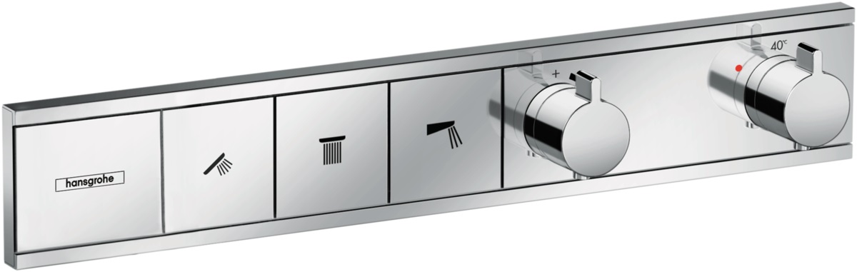 Hansgrohe RainSelect mitigeur bain-douche encastrée avec thermostat chrome 15381000