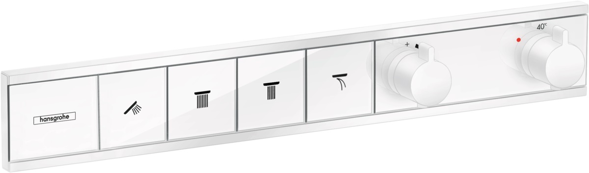 Hansgrohe RainSelect mitigeur bain-douche encastrée avec thermostat blanc 15382700