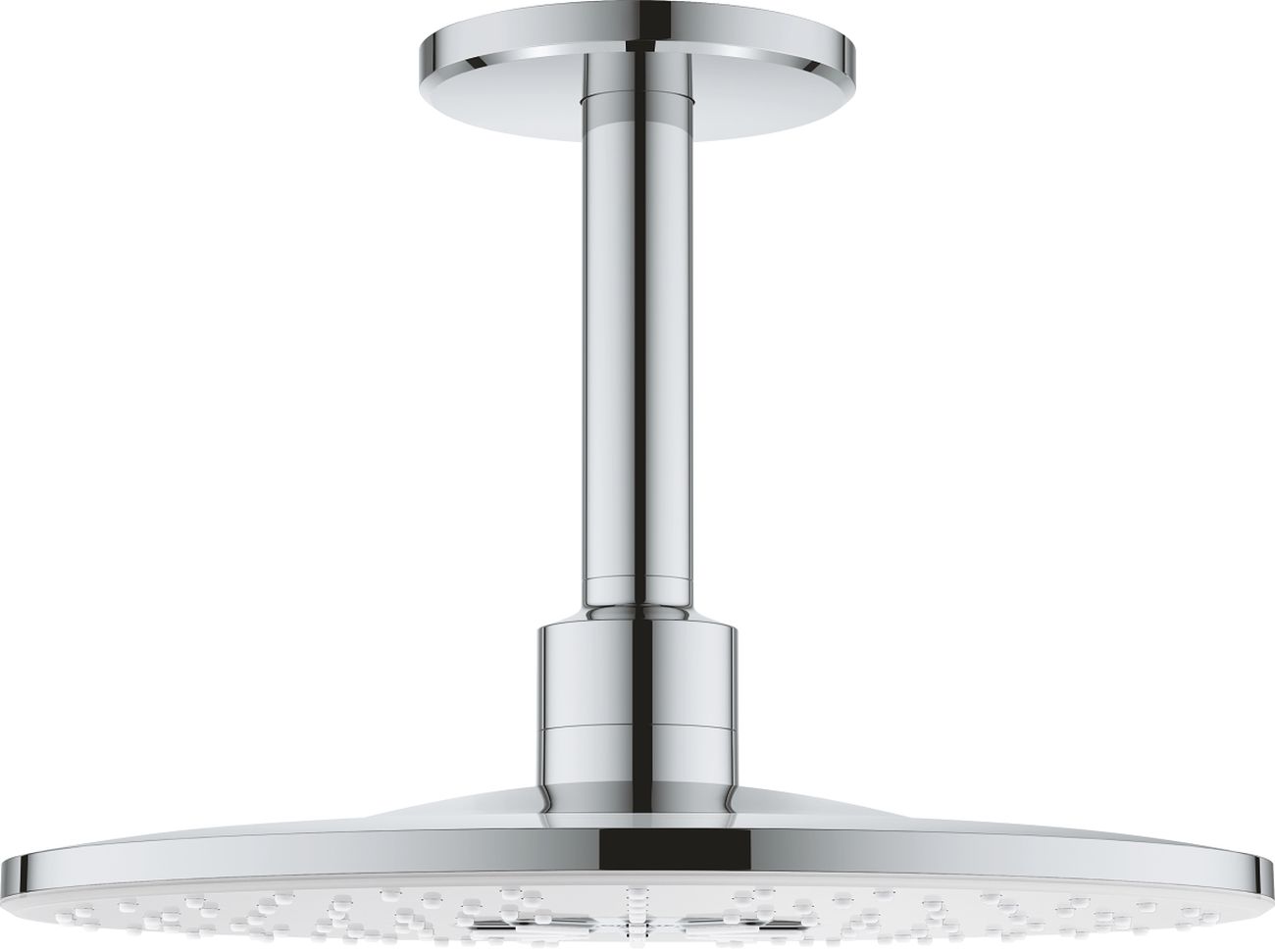 Grohe Rainshower douche à effet de pluie avec bras 31x31 cm circulaitre StarLight Chrome 26477LS0
