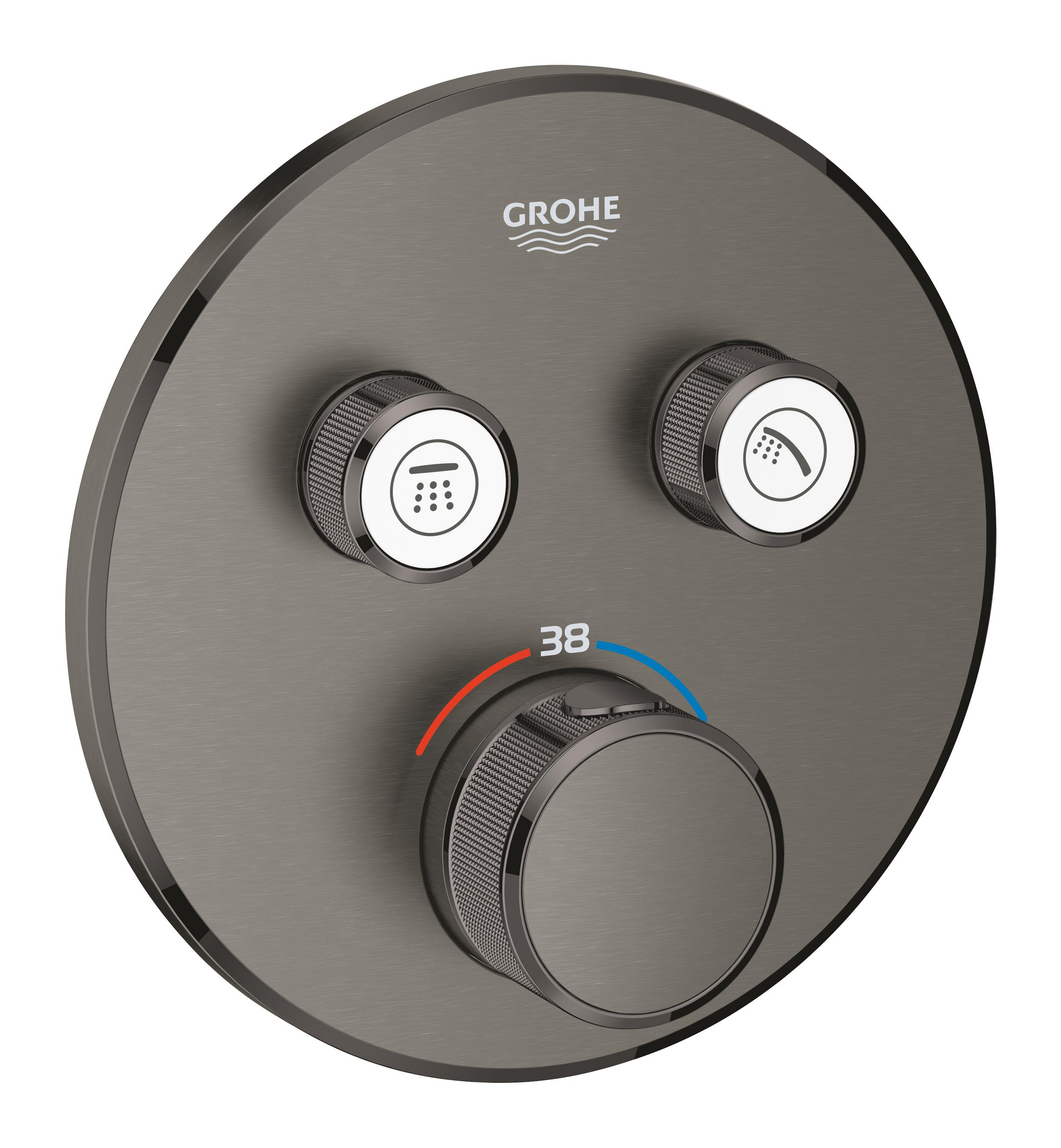 Grohe Grohtherm SmartControl mitigeur bain-douche encastrée oui Brushed Hard Graphite 29119AL0