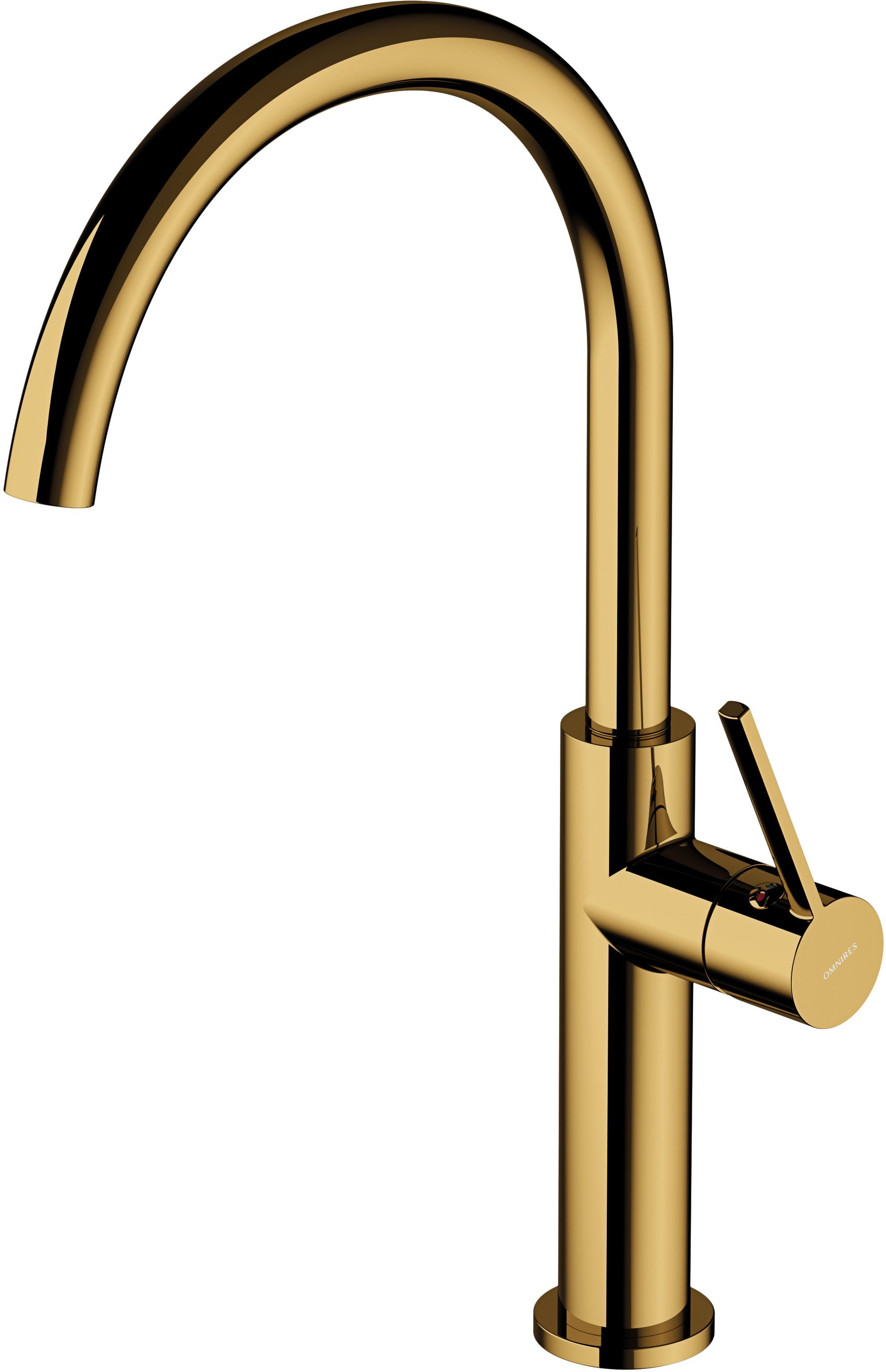 Omnires Tula mitigeur de cuisine sur pied or/vieil or TL6050GL