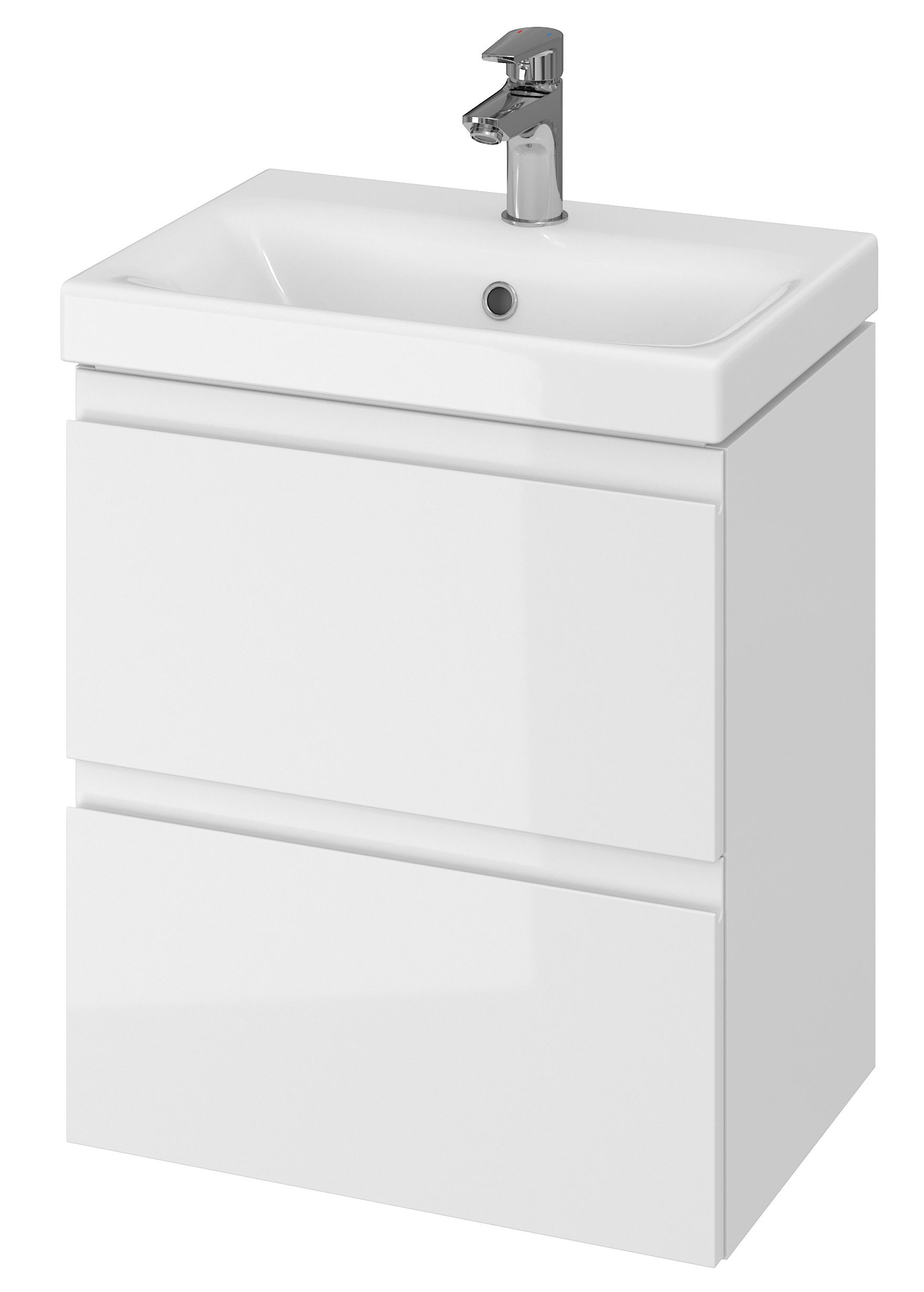 Cersanit Moduo lavabo avec meuble 50 cm blanche S801-229-DSM