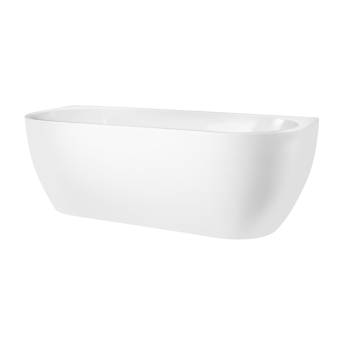 Oltens Begna baignoire murale 170x75 cm ovale blanc 12011000