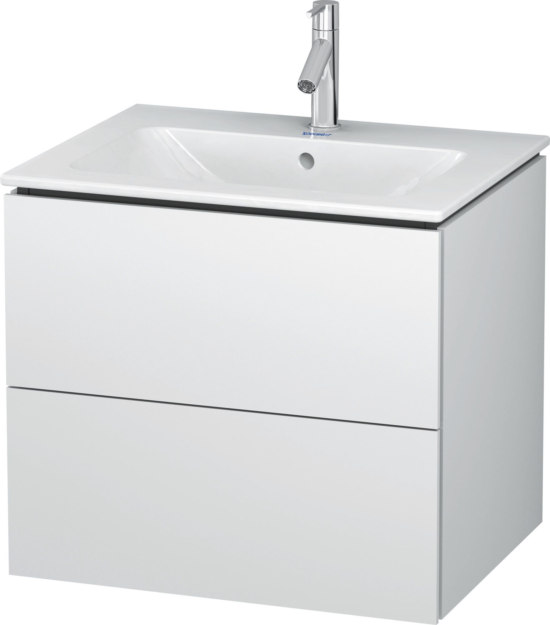 Duravit L-Cube armoire 62x48.1x55 cm sous-lavabo suspendu blanc LC624001818