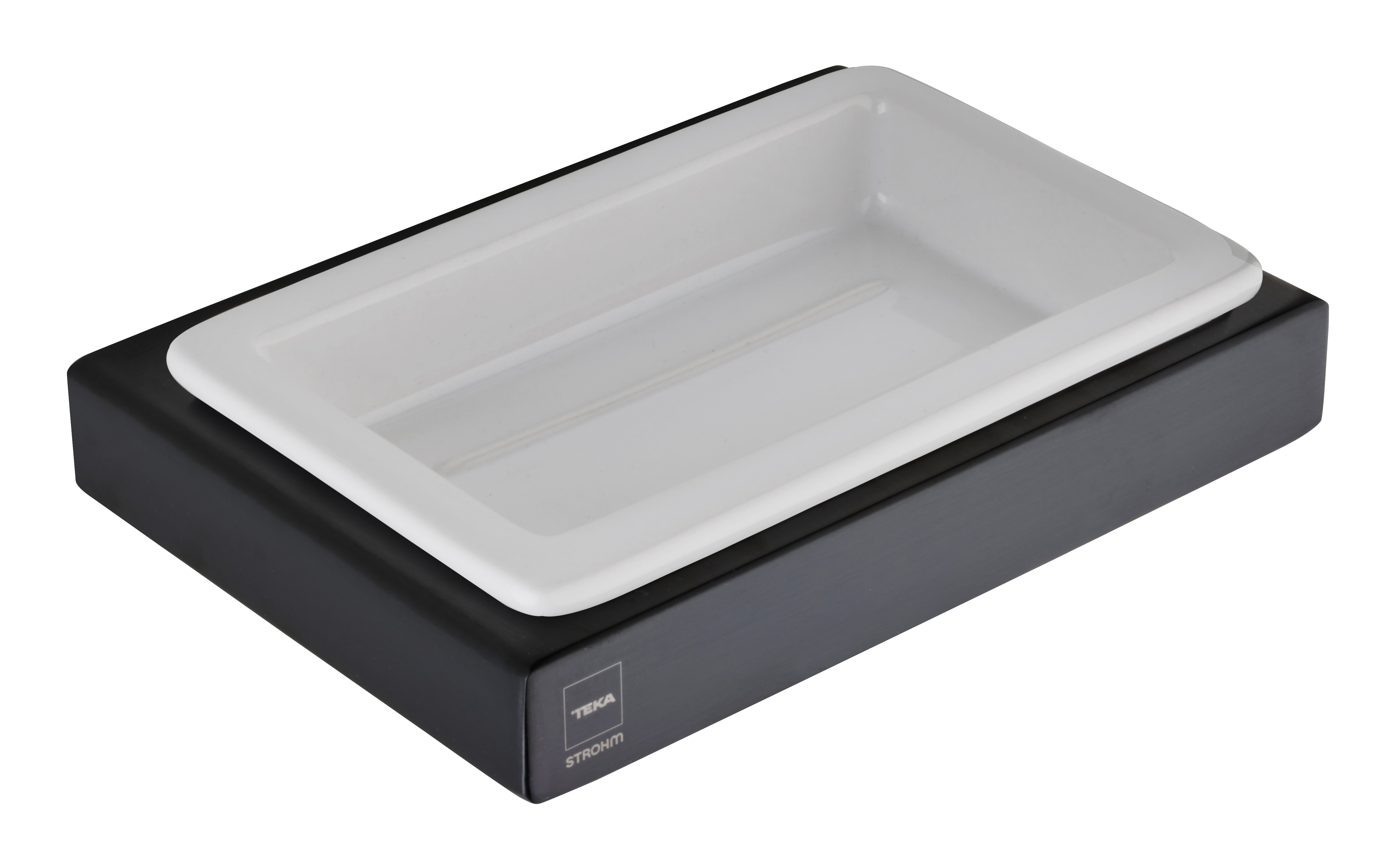 Teka Formentera porte-savon mural blanc-graphite 17082020N2