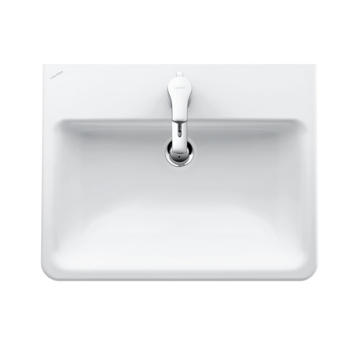 Laufen Pro S lavabo 56x44 cm rectangulaire encastrée blanc H8189630001041