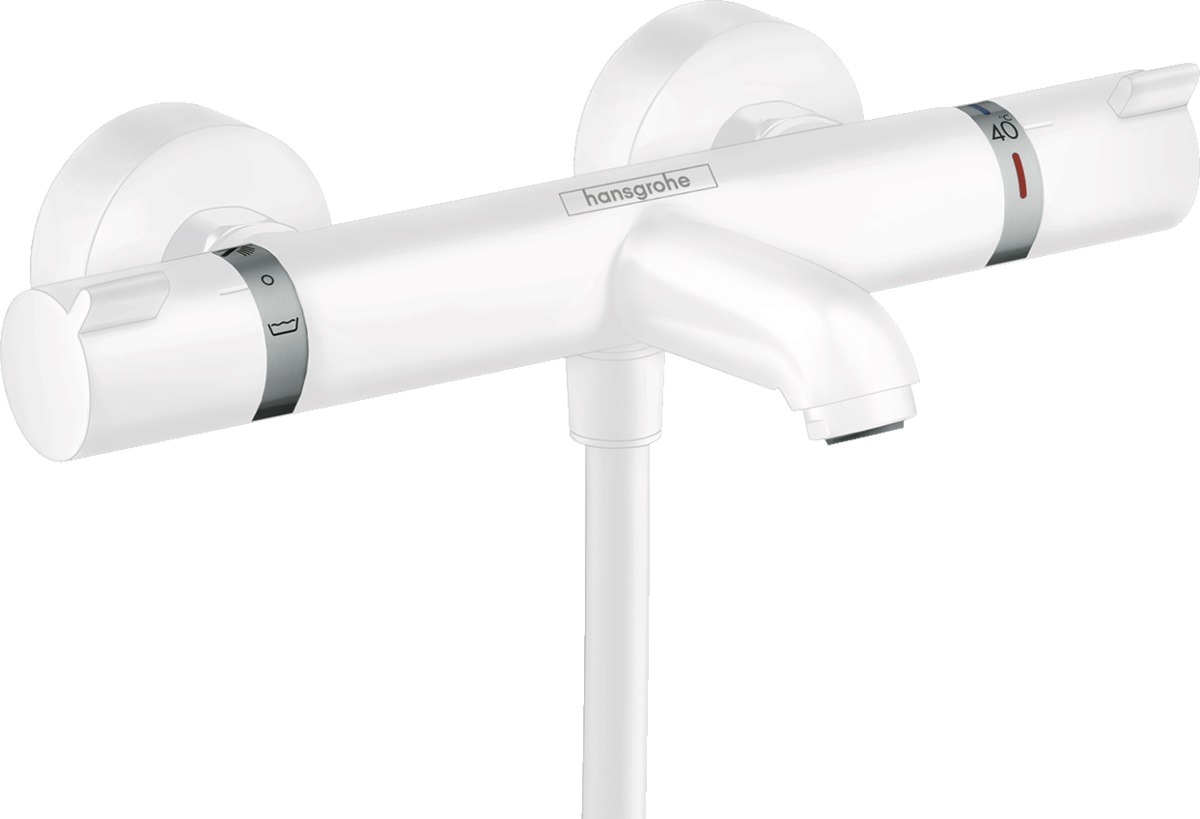 Hansgrohe Ecostat mitigeur bain-douche murale oui blanc 13114700