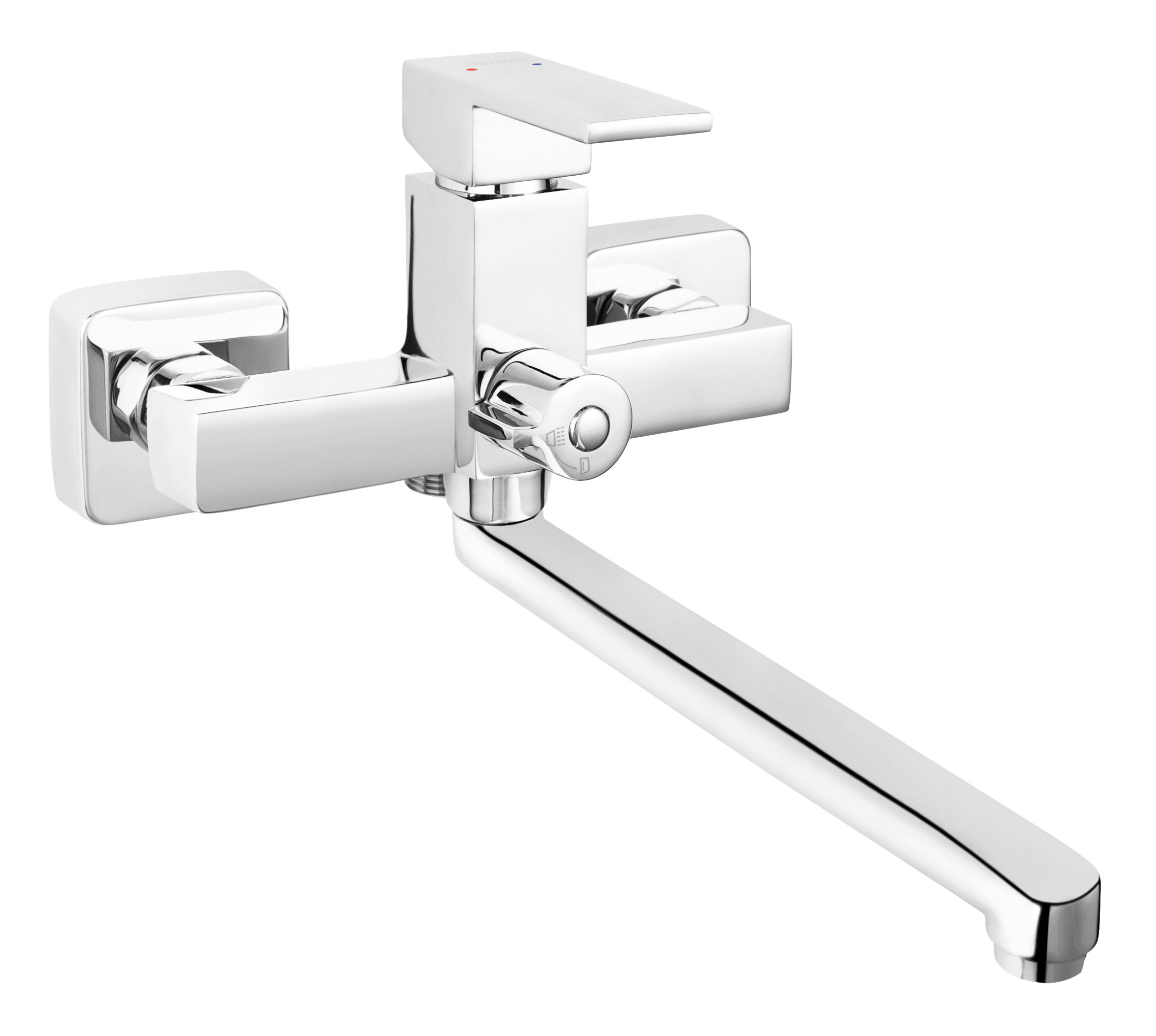 Ferro Zicco mitigeur de lavabo murale chrome BZI3A