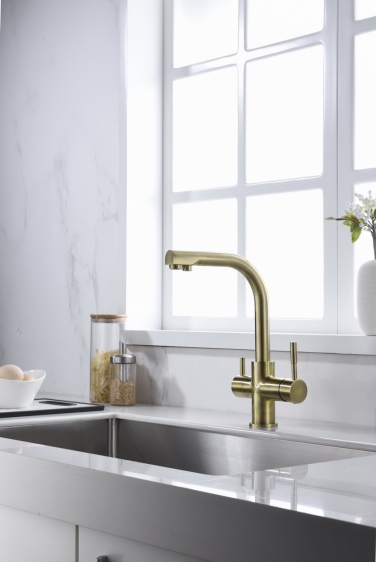 Blue Water Alabama mitigeur de cuisine sur pied laiton 5901730615623