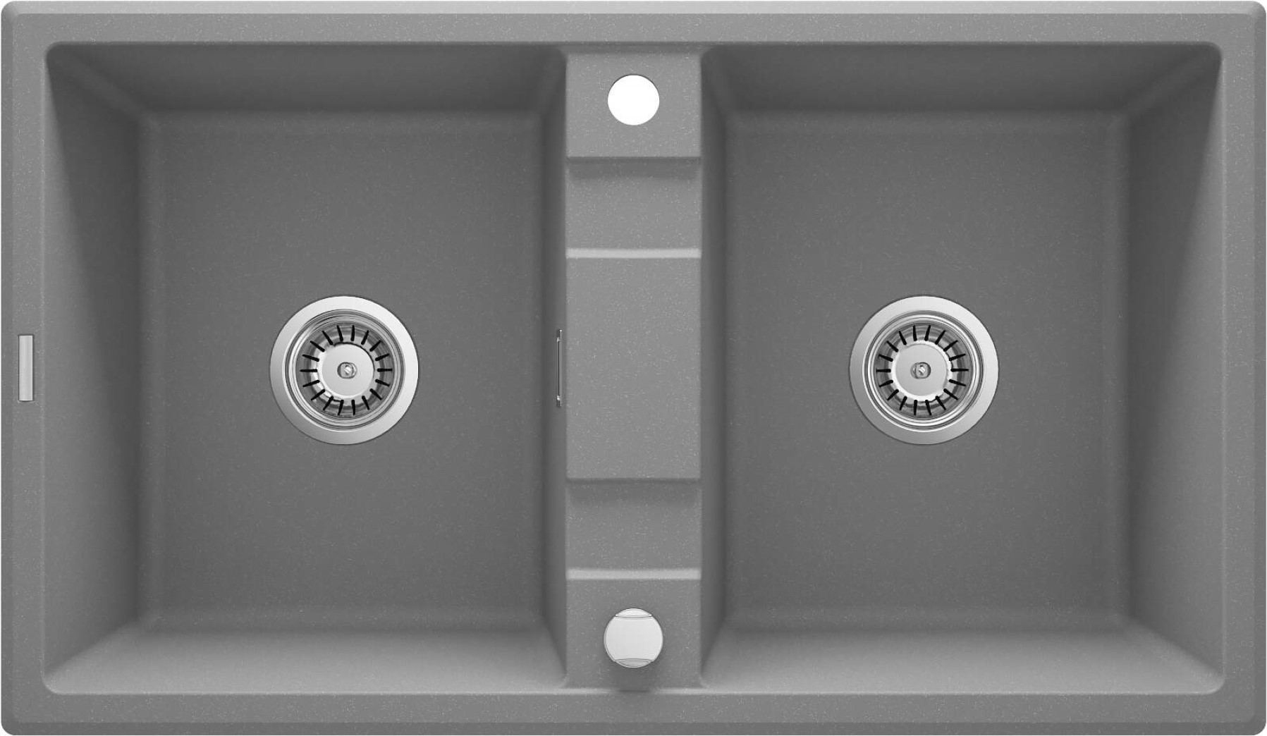 Deante Eridan évier en granit 86x50 cm gris/graphite/onyx ZQE_S203
