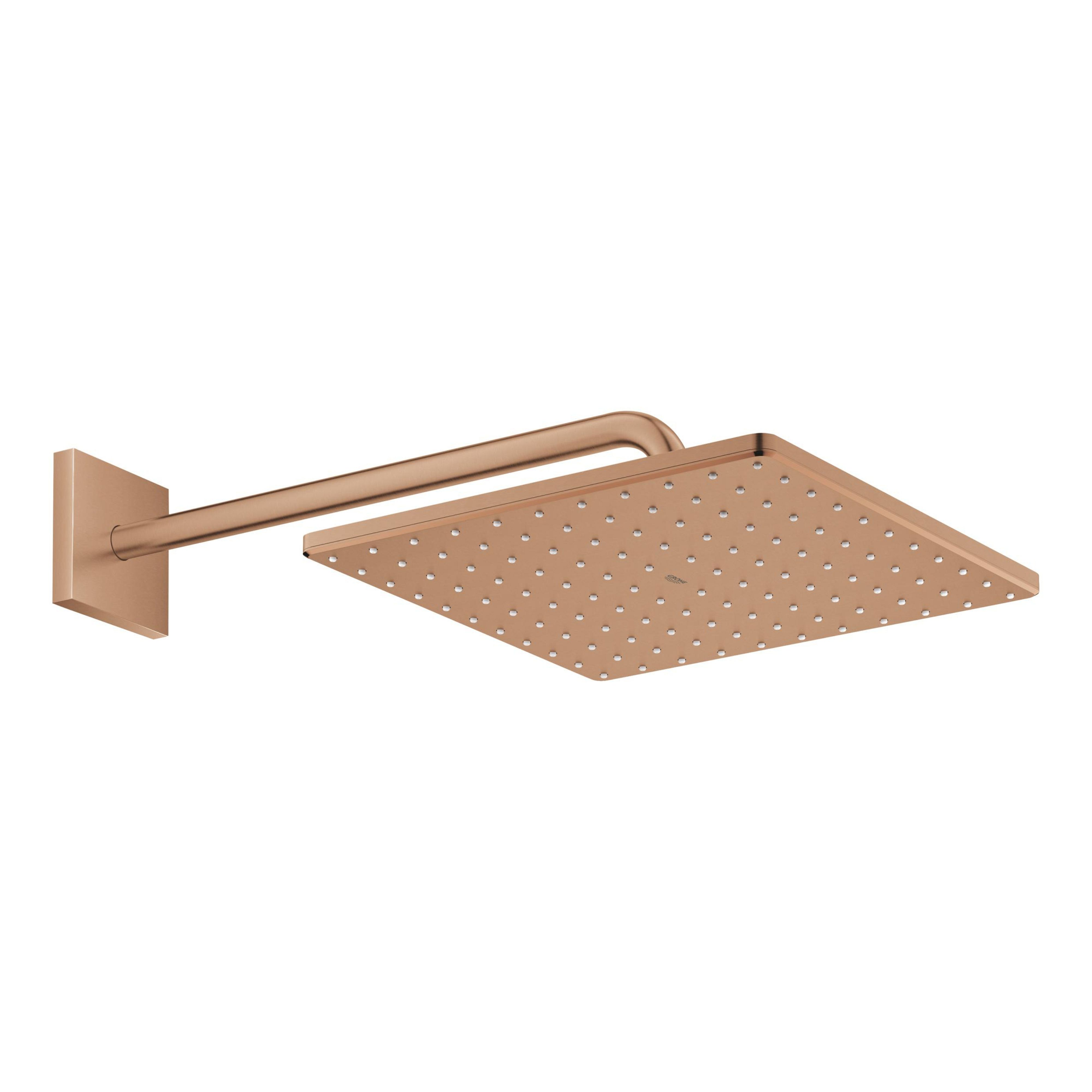 Grohe Rainshower douche à effet de pluie 31x31 cm carrée Brushed Warm Sunset 26564DL0
