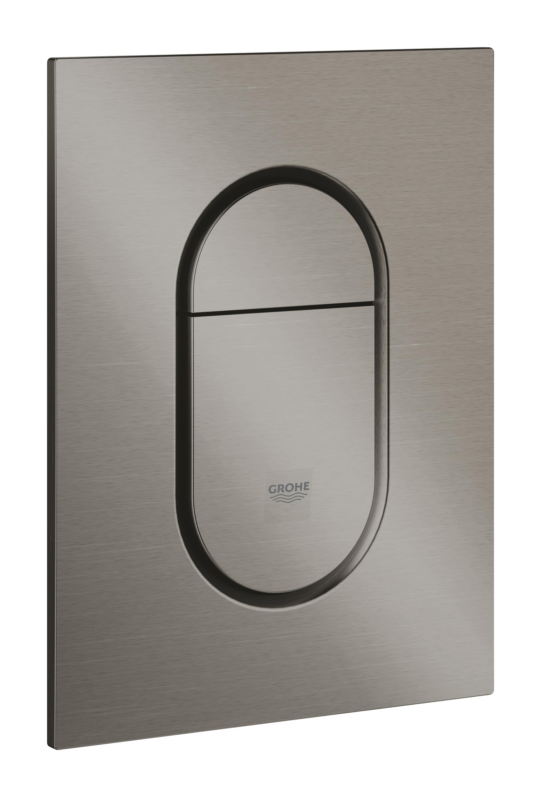 Grohe Arena Cosmopolitan S bouton de chasse d'eau pour WC Brushed Hard Graphite 37624AL0