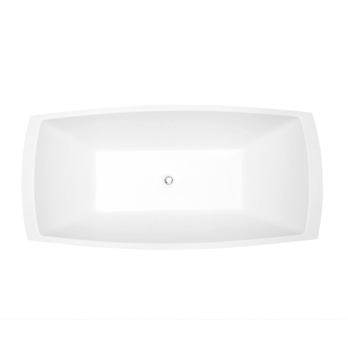 Hagser Elisa baignoire autoportante 170x80 cm rectangulaire blanc HGR20000012