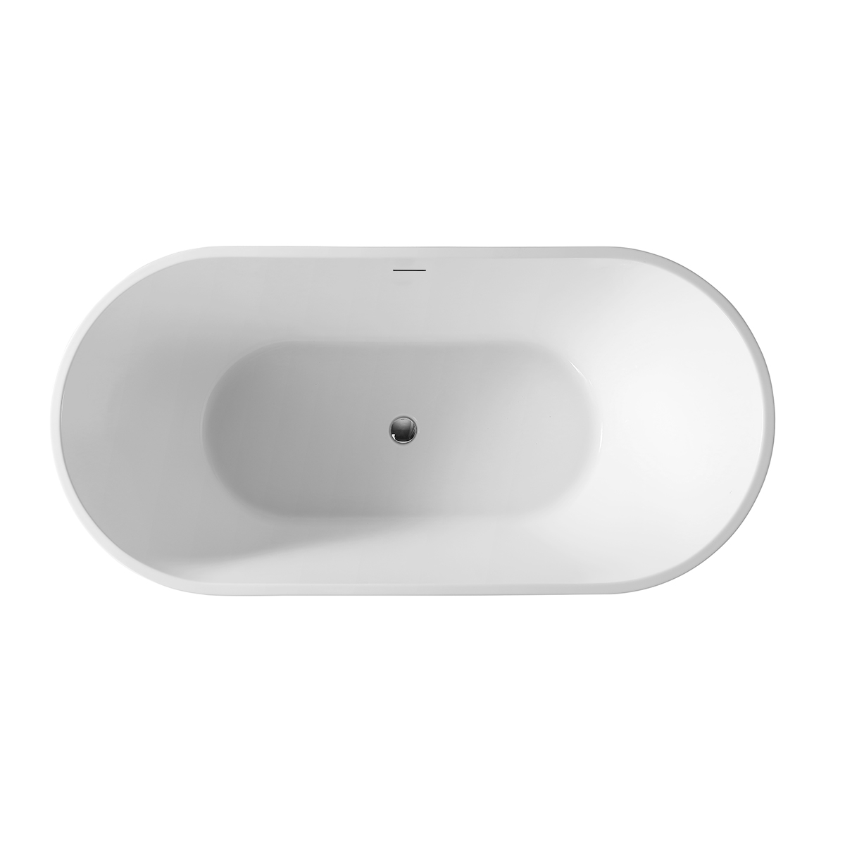 Hagser Petra baignoire autoportante 150x75 cm ovale blanc HGR40000012
