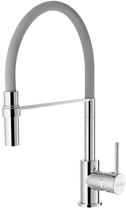 Invena Kameleon mitigeur de cuisine sur pied chrome-graphite/gris BZ-29-L05