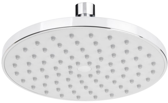 Invena douche à effet de pluie 20x20 cm circulaitre chrome SC-D1-003