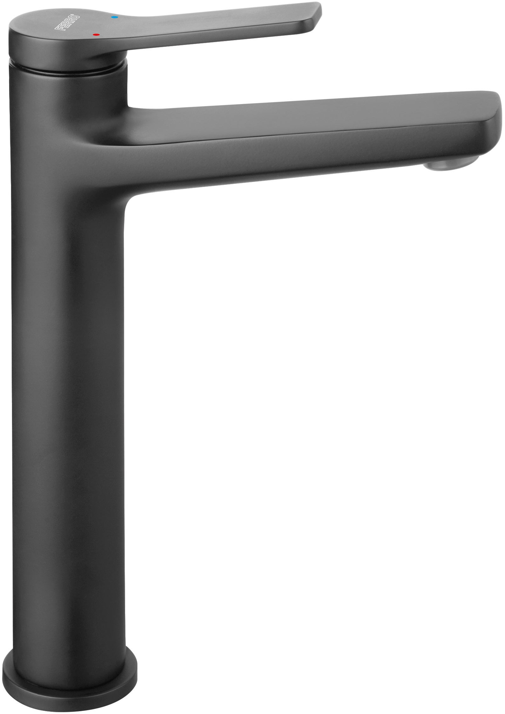 Ferro Stratos Black mitigeur de lavabo sur pied noir BSC2LBL