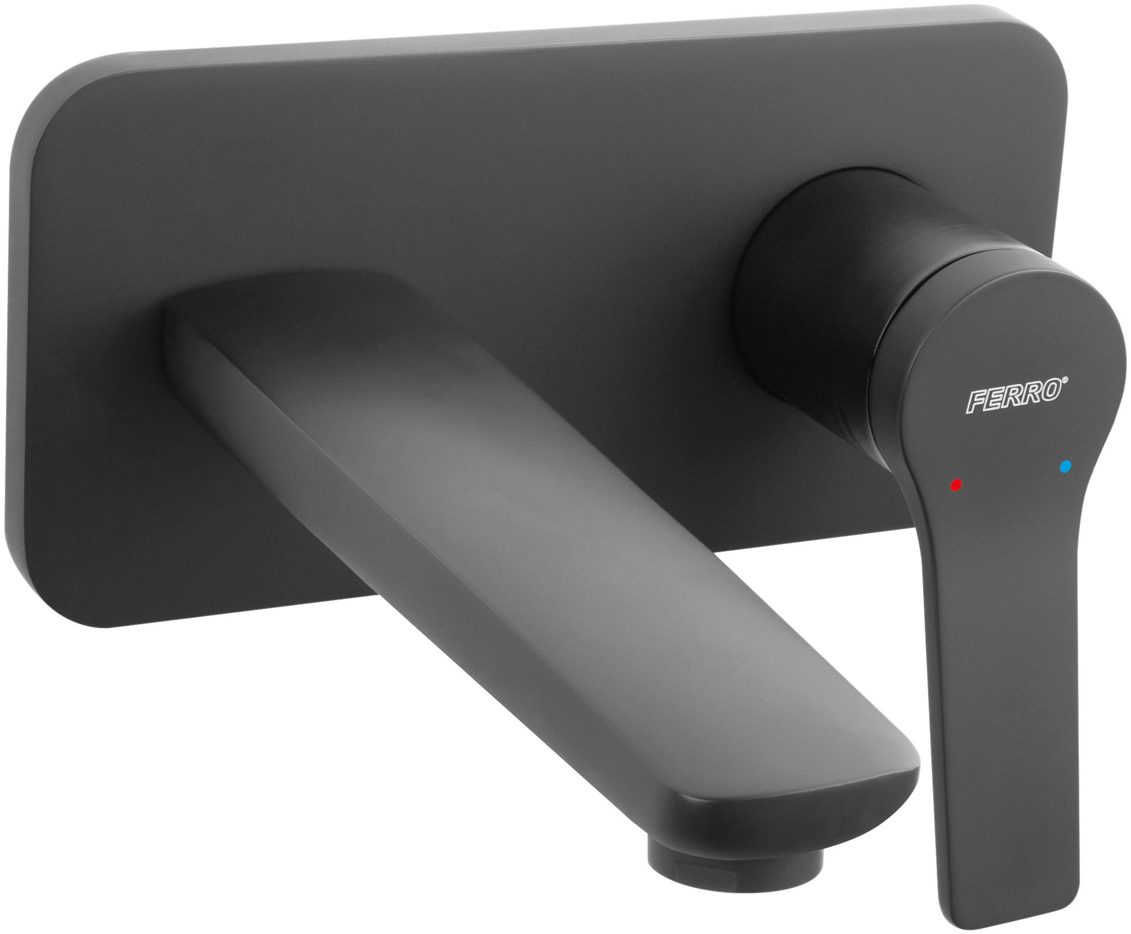 Ferro Stratos Black mitigeur de lavabo encastrée noir BSC3PABL