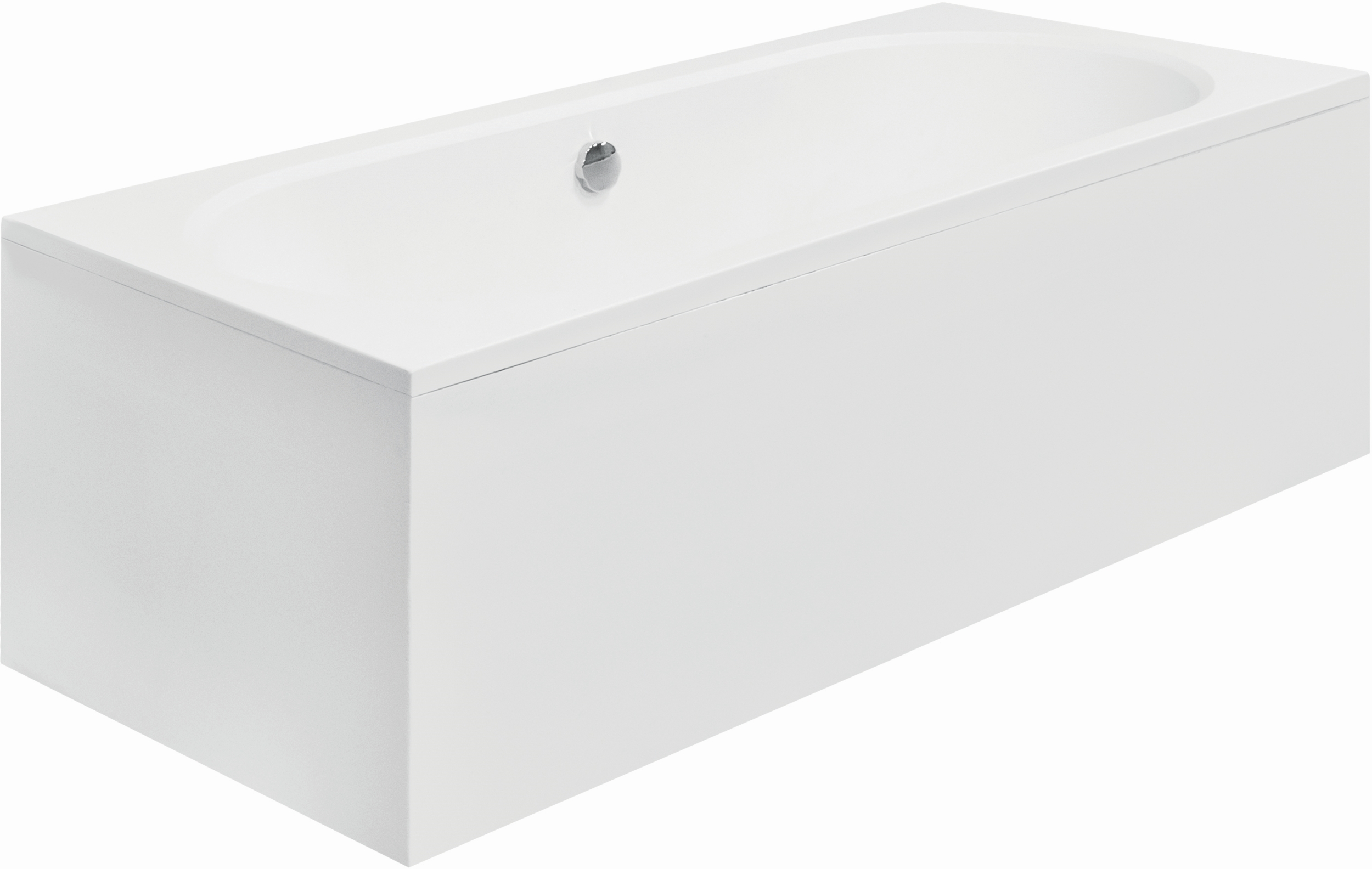 Set baignoire rectangulaire Besco Vitae #WAV-150-PK, habillage de baignoire Besco Vitae #OAV-150-PK