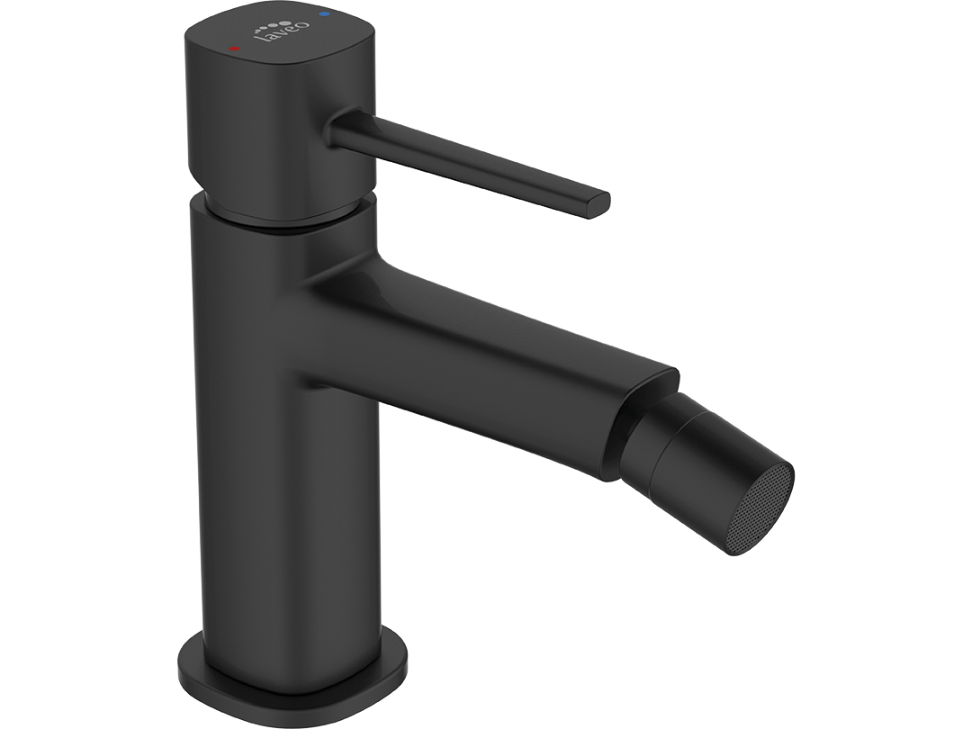 Laveo Pola mitigeur de bidet sur pied noir BAP732D