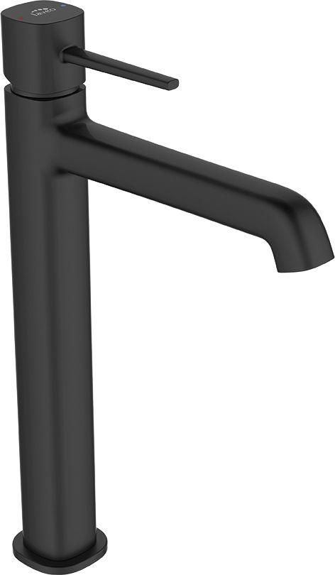 Laveo Pola mitigeur de lavabo sur pied noir BAP72ND