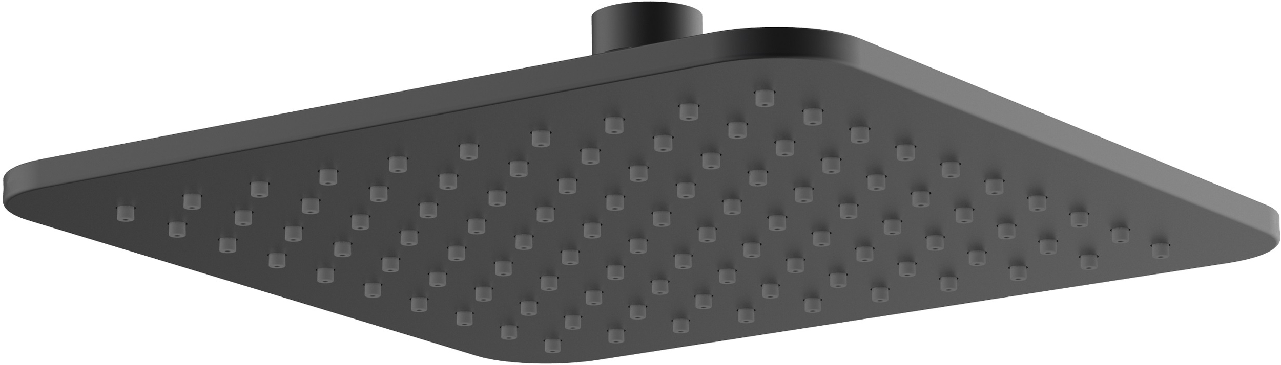 Omnires SlimLine douche à effet de pluie 20x20 cm carrée noir WG220/OBL