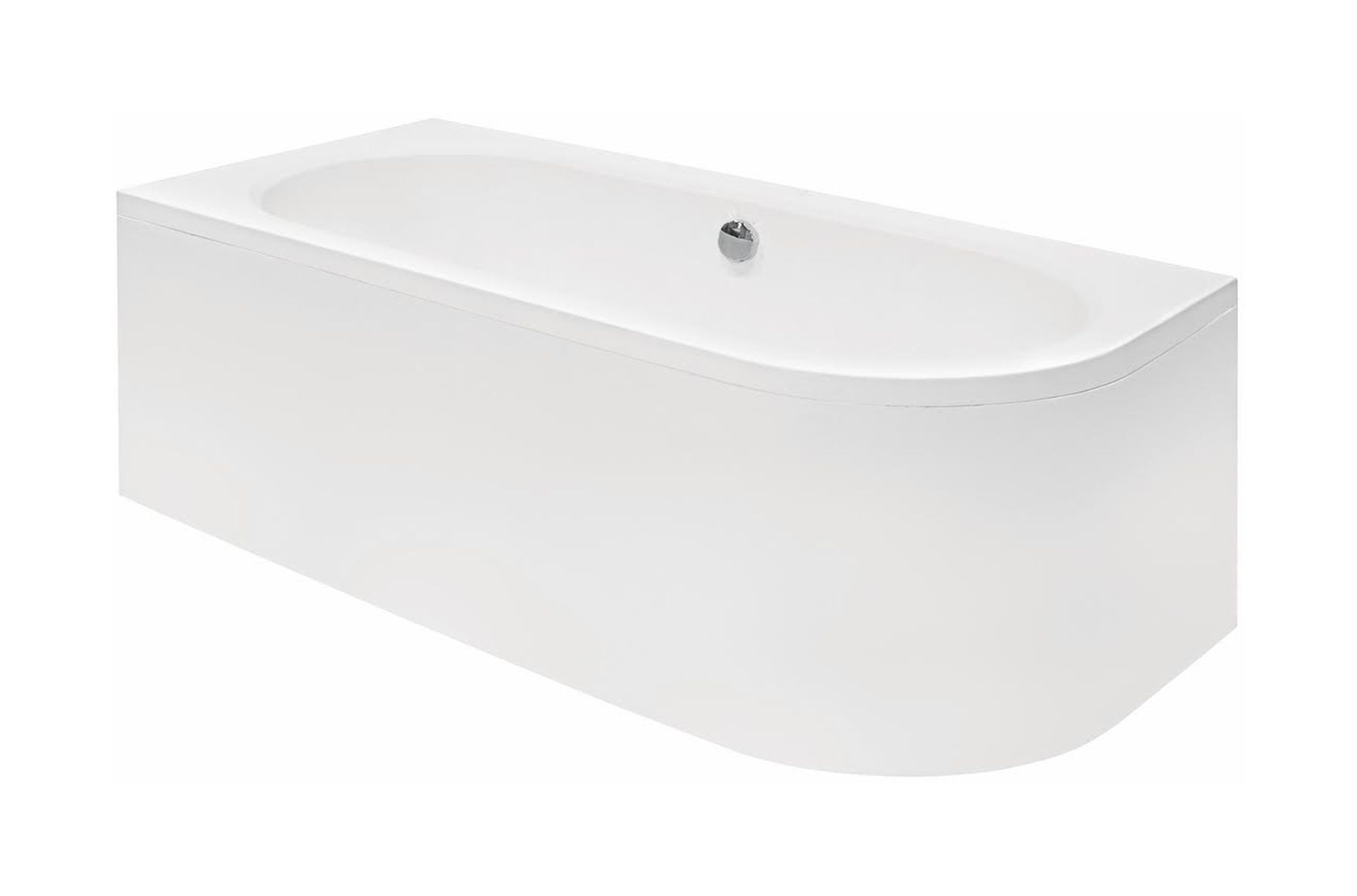 Set baignoire d’angle Besco Avita #WAV-150-NL, habillage de baignoire Besco Avita OAV-150-NS