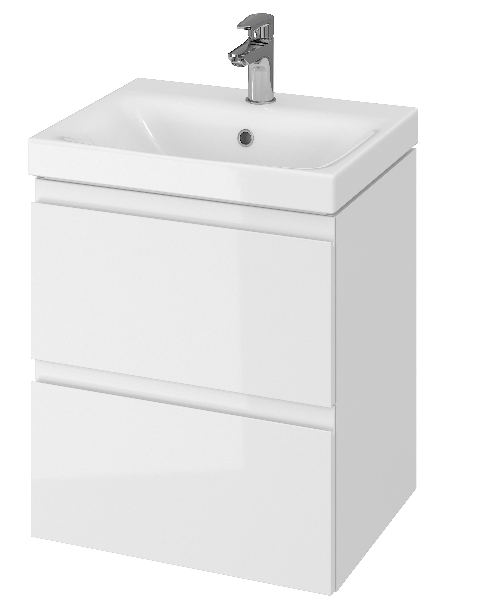 Cersanit Moduo lavabo avec meuble 50 cm blanche S801-230-DSM