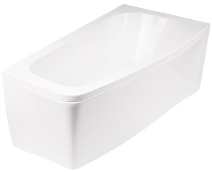 Set baignoire d’angle Besco Luna #WAL-150-NP, habillage de baignoire Besco Luna OAL-150-NP