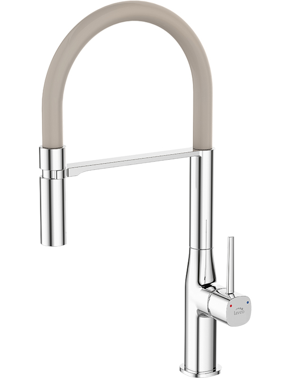 Laveo Pola mitigeur de cuisine sur pied beige BAP478D