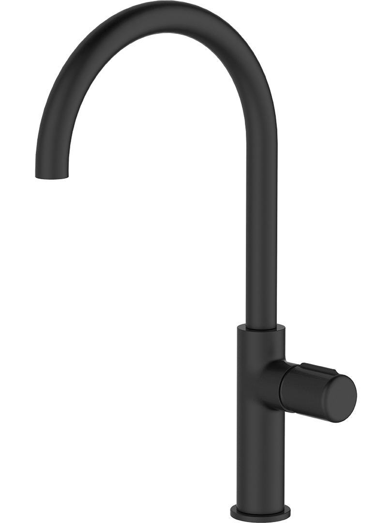 Laveo Pretto mitigeur de cuisine sur pied noir BAO768D