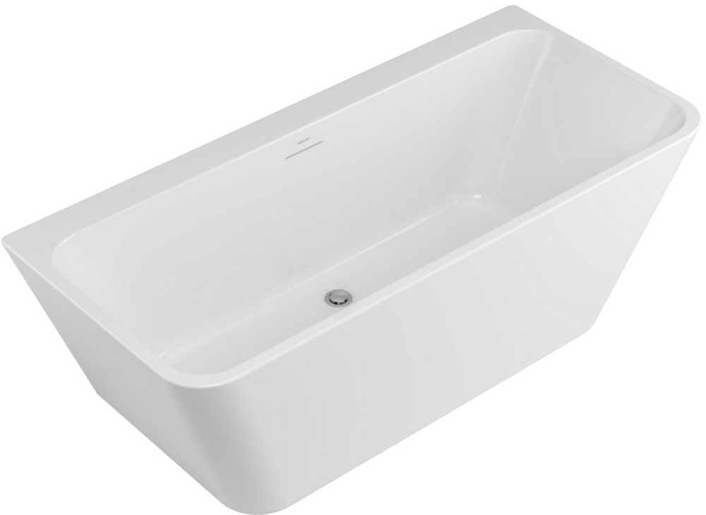 Excellent Lila 2.0 baignoire murale 160x73 cm rectangulaire blanc WAEX.LIL2.160.WHP