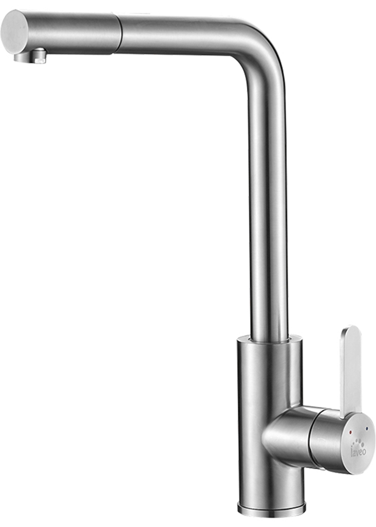 Laveo Bona mitigeur de cuisine sur pied acier inoxydable BAB269D