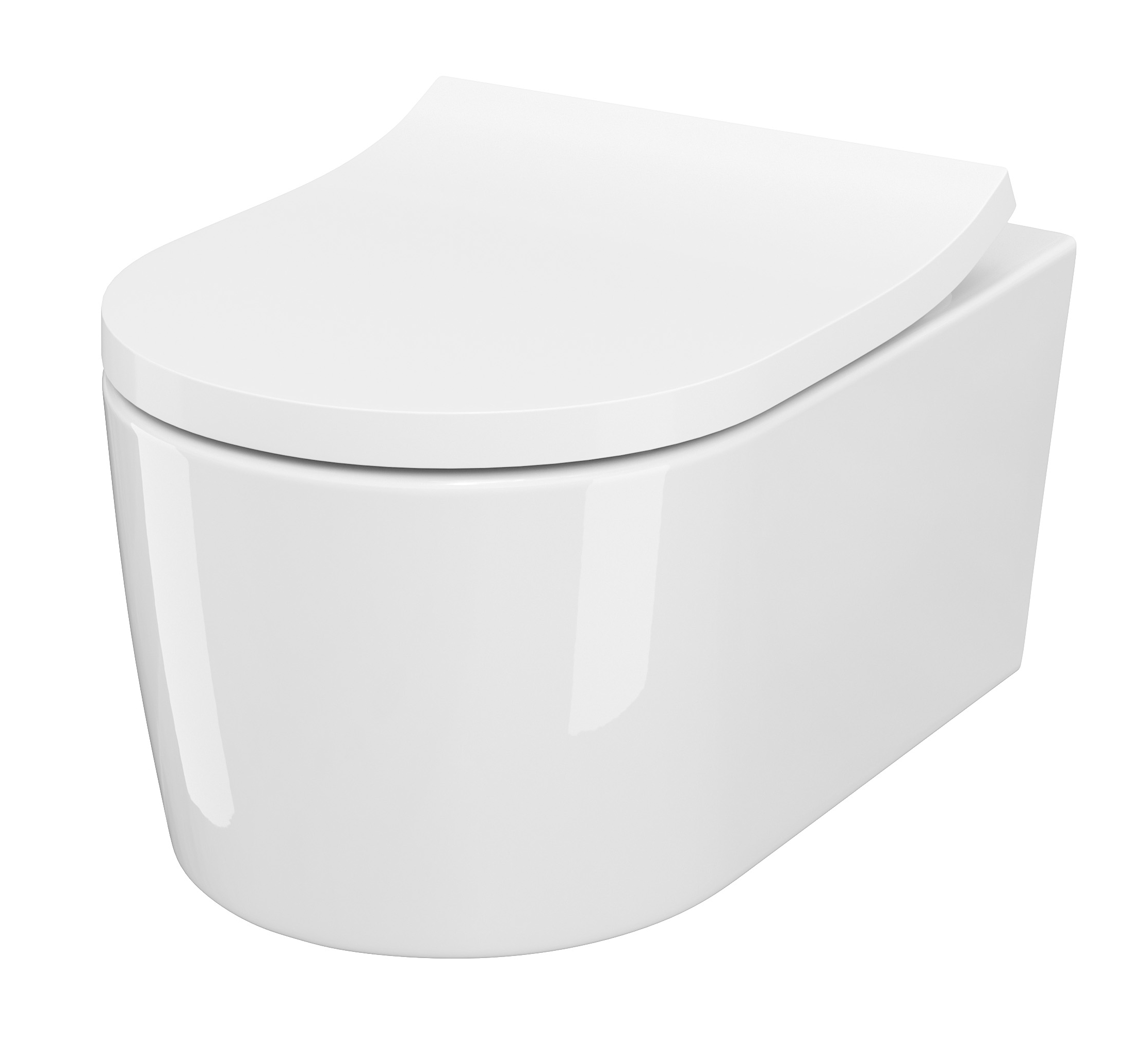 Cersanit Inverto cuvette wc avec abattant à descente lente suspendue oui oui blanc S701-419