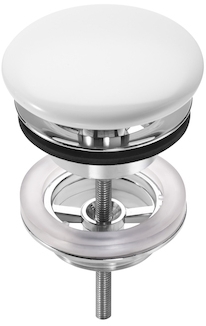 Roca Aqua bonde de lavabo blanc A50640390C