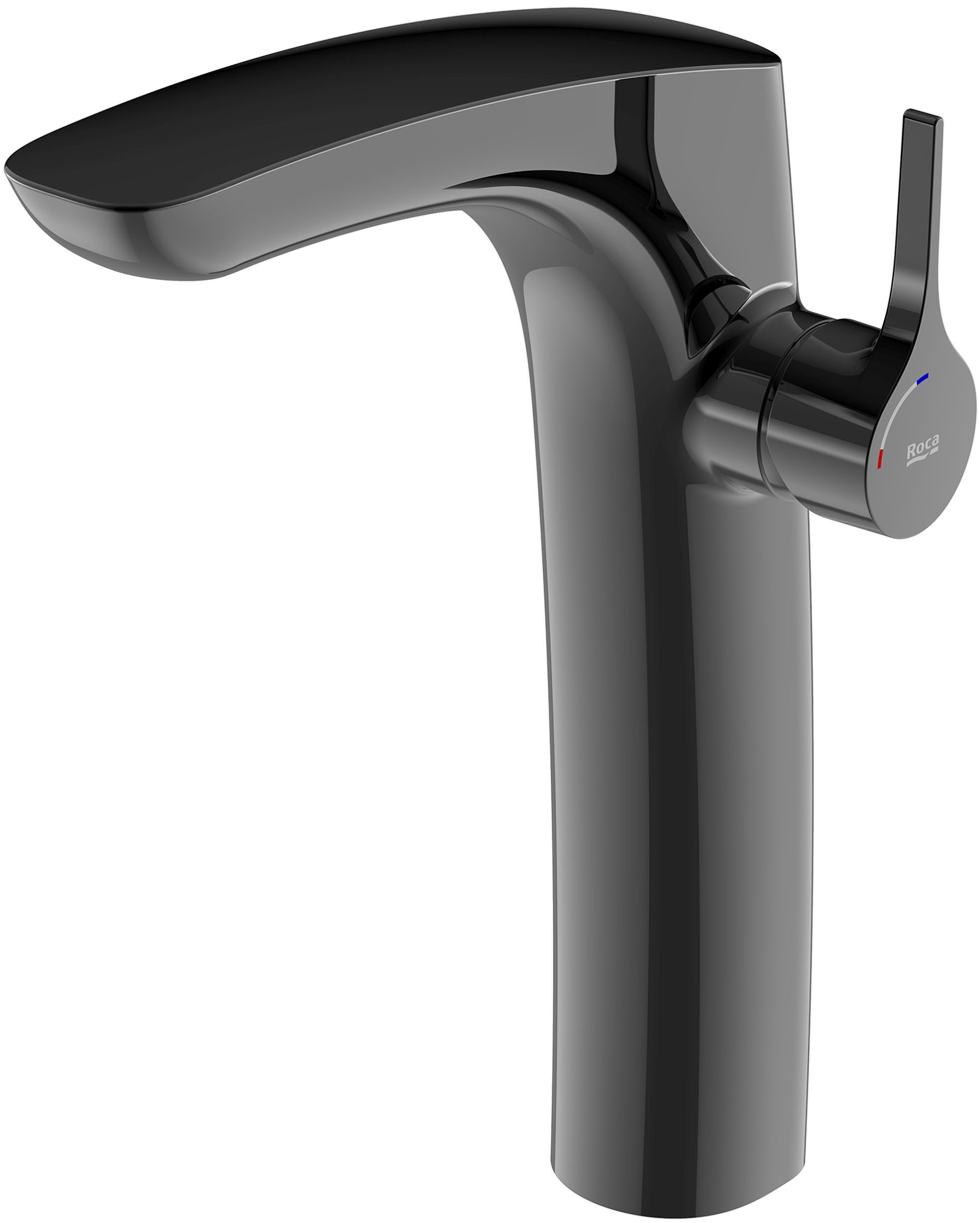 Roca Insignia Black mitigeur de lavabo sur pied noir A5A3C3ACN0