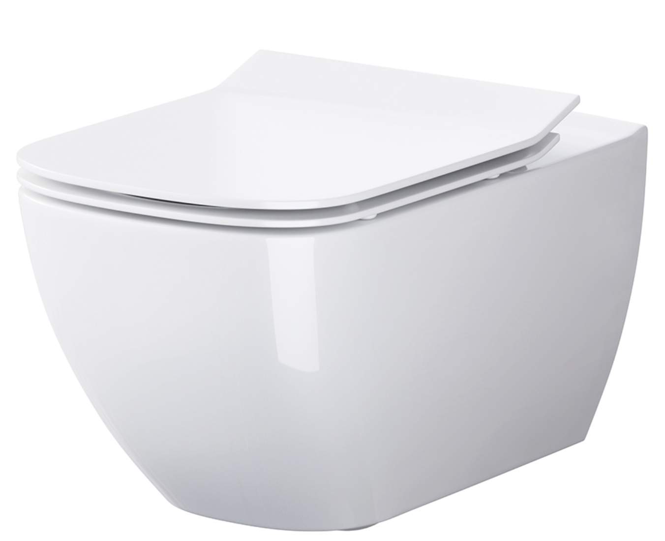 Cersanit Virgo ensemble cuvette + abattant suspendue oui blanc S701-427