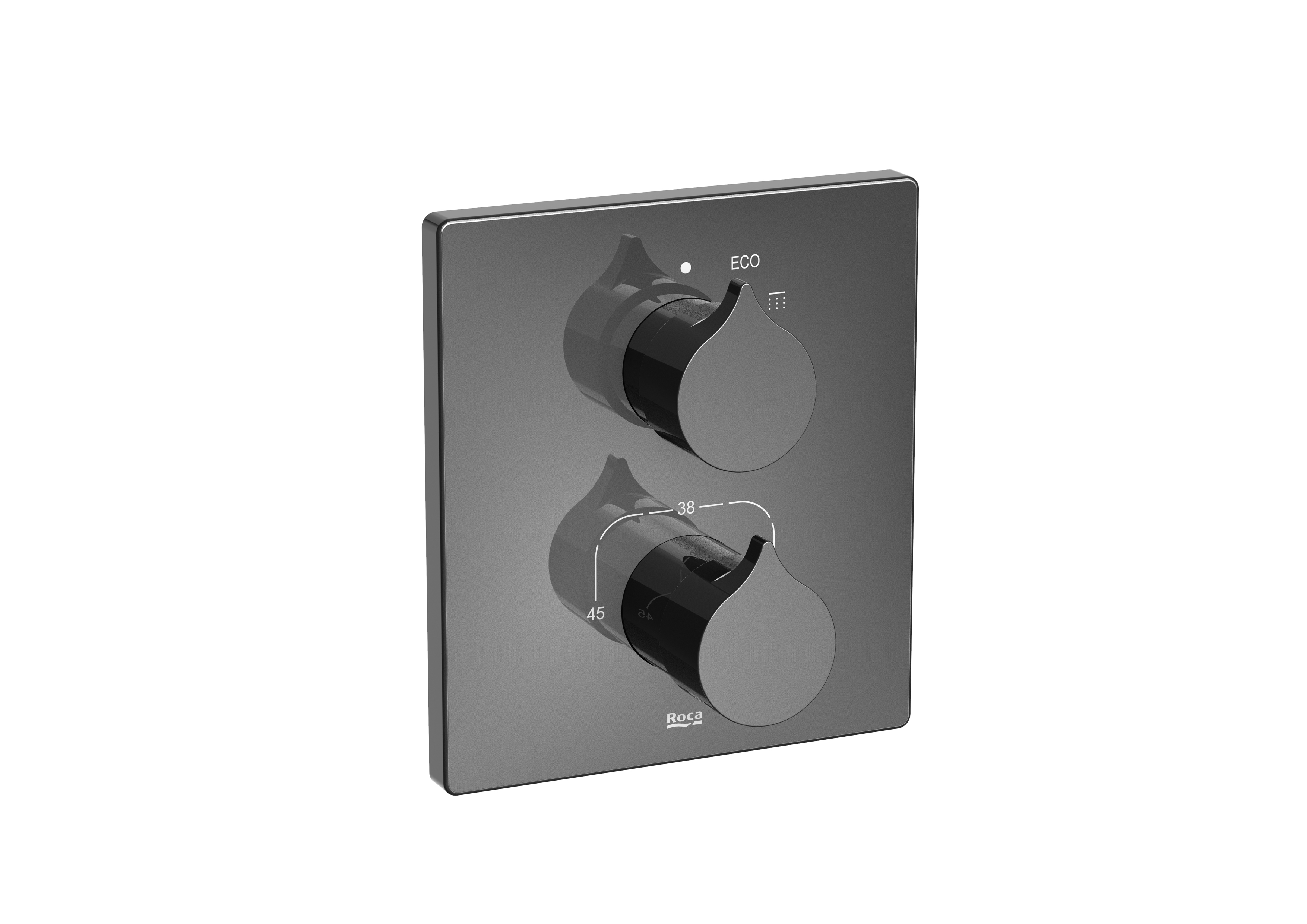 Roca Insignia Black mitigeur de douche encastrée oui noir A5A2C3ACN0