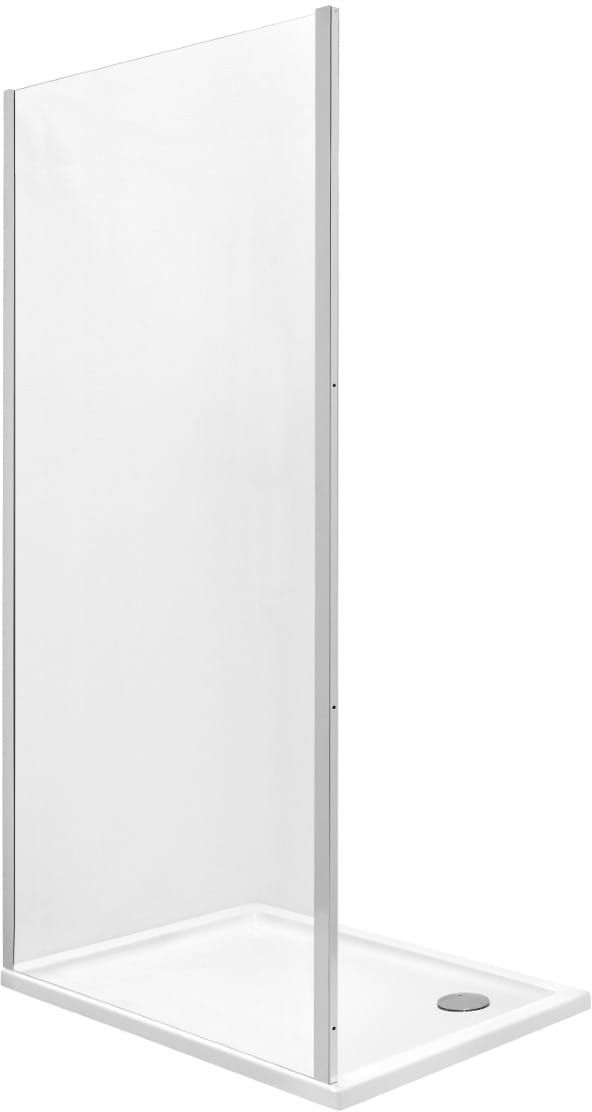 Roca Town-N paroi de douche 90 cm chrome brillant/verre transparent AMP2309012M