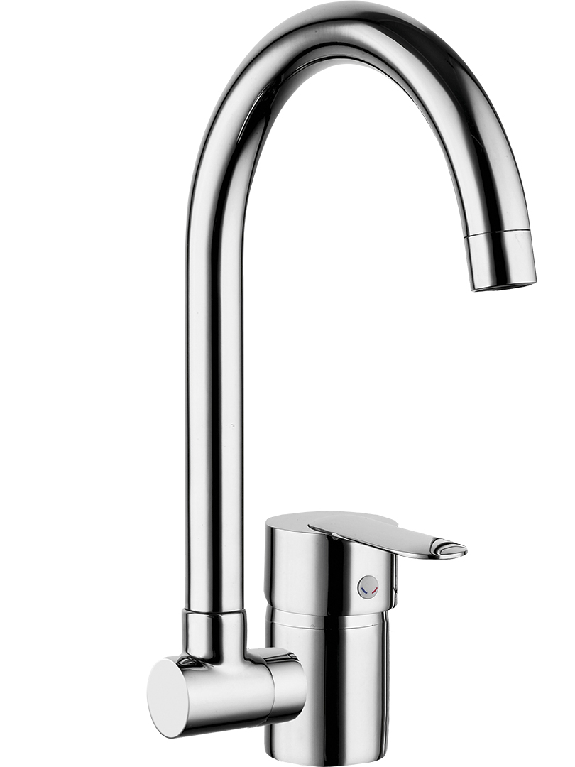 Laveo Lila mitigeur de cuisine sur pied chrome BLD06LD