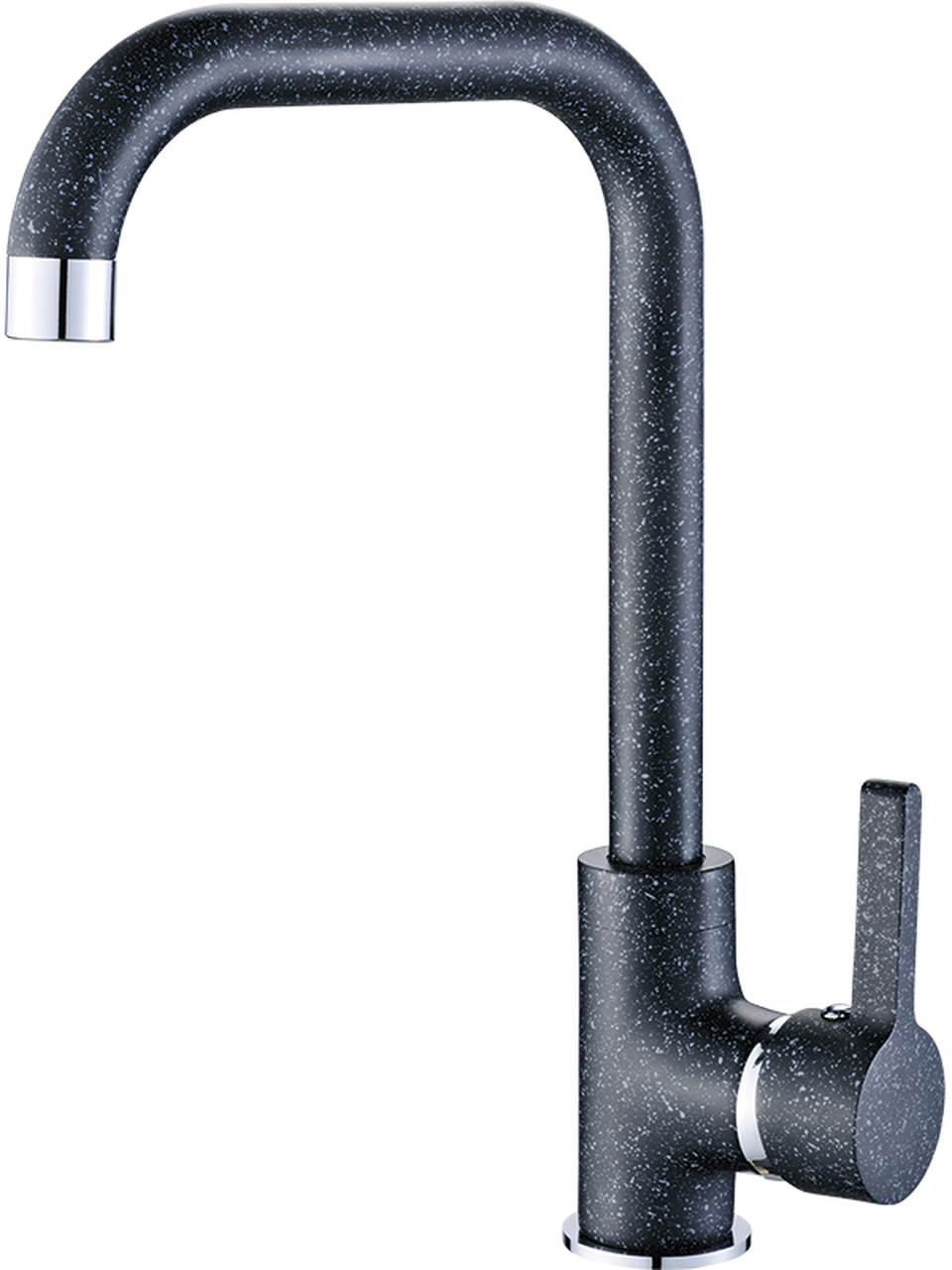 Laveo Lena mitigeur de cuisine sur pied noir BKU765D