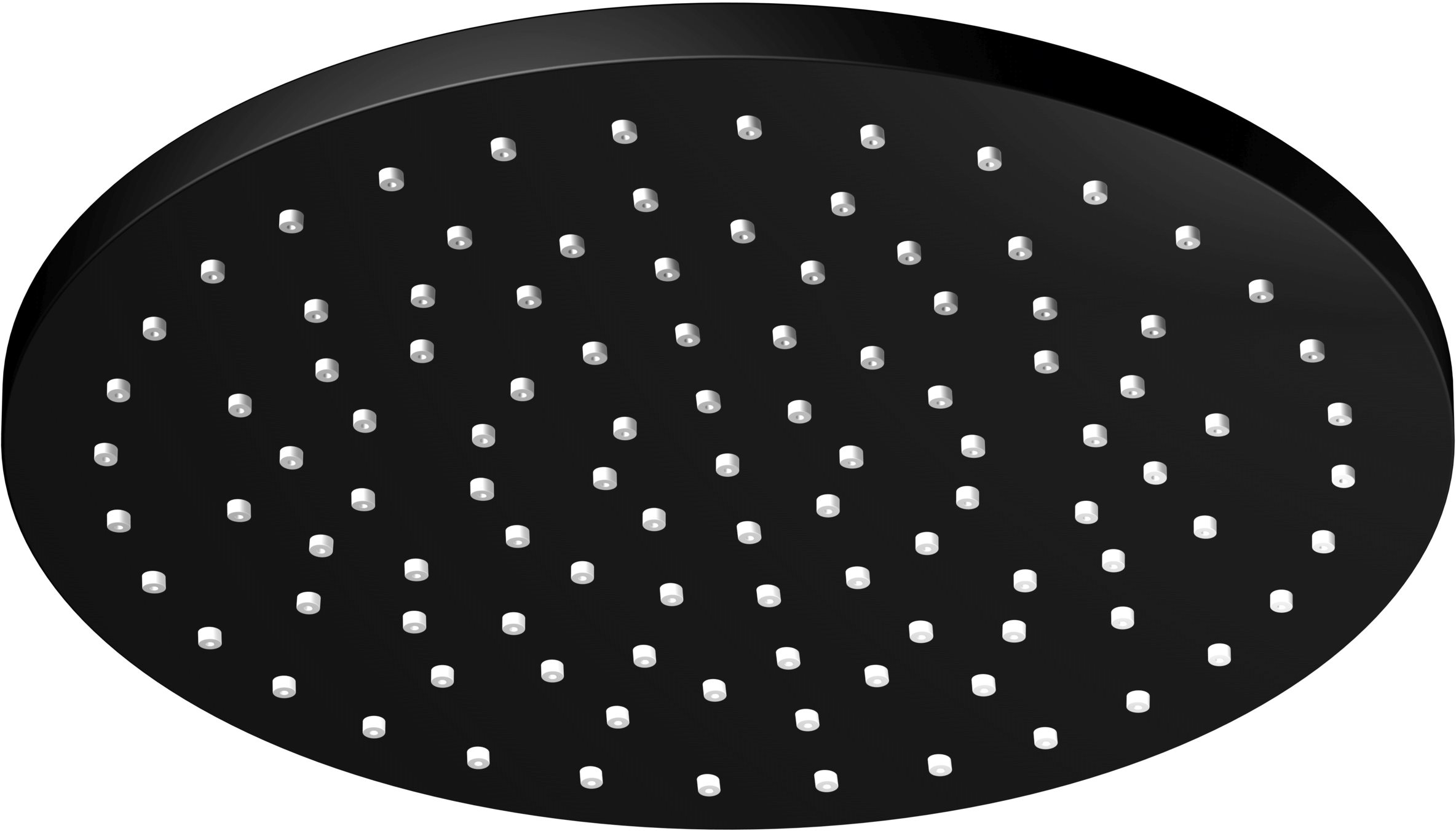 Steinberg 100 douche à effet de pluie 20x20 cm ronde noir 1001687S