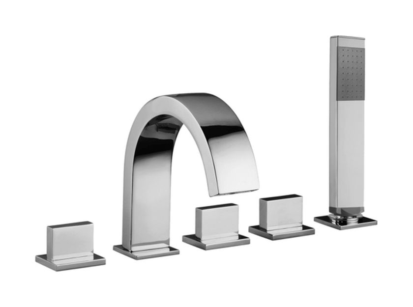 Paffoni Level mitigeur bain-douche pour baignoire chrome LEP044CR