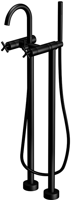 Steinberg 250 mitigeur bain-douche autoportante noir 2501162S
