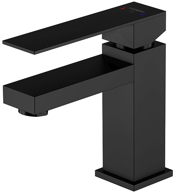 Steinberg 160 mitigeur de lavabo sur pied noir 1601010S