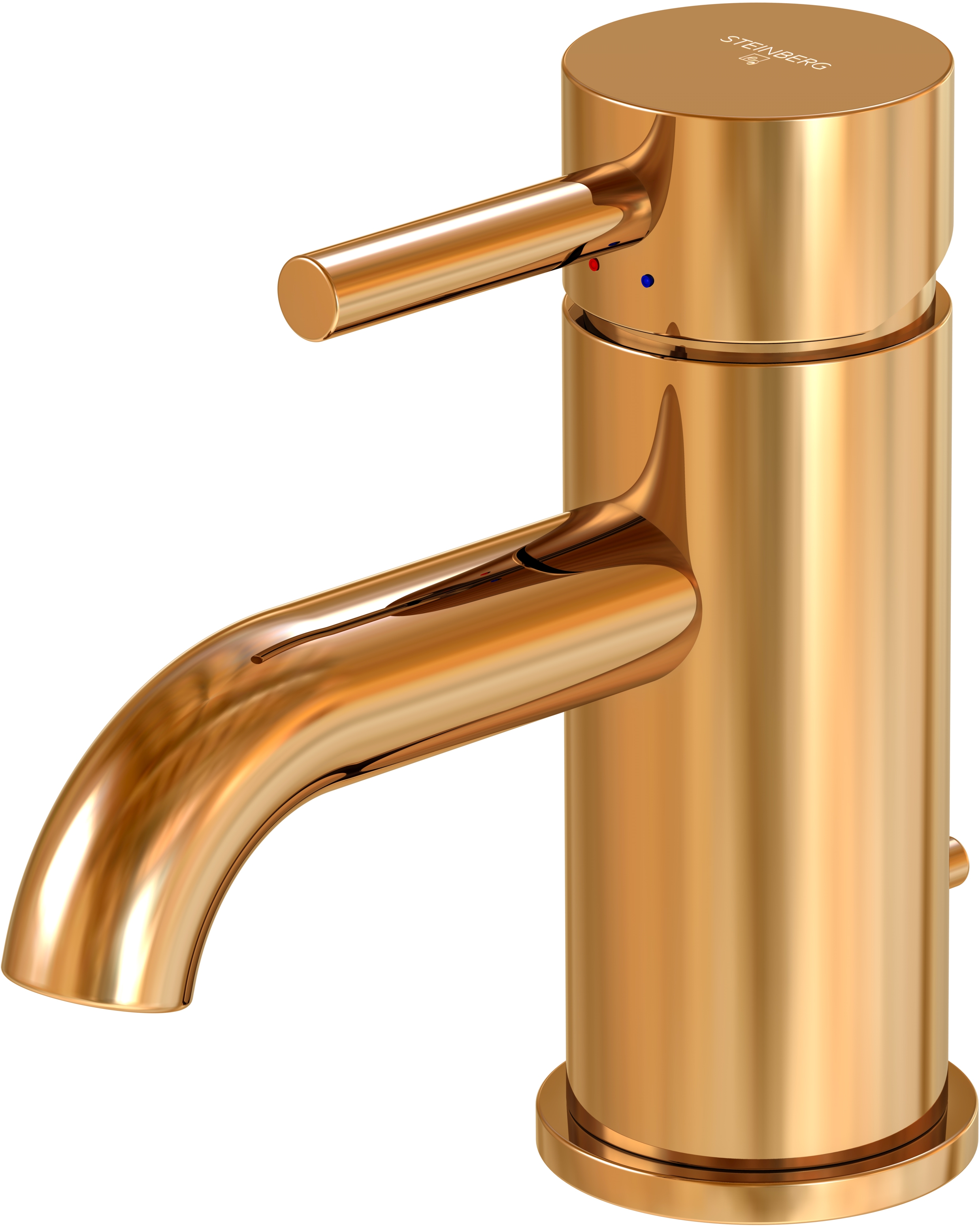 Steinberg 100 mitigeur de lavabo sur pied doré 1001000RG